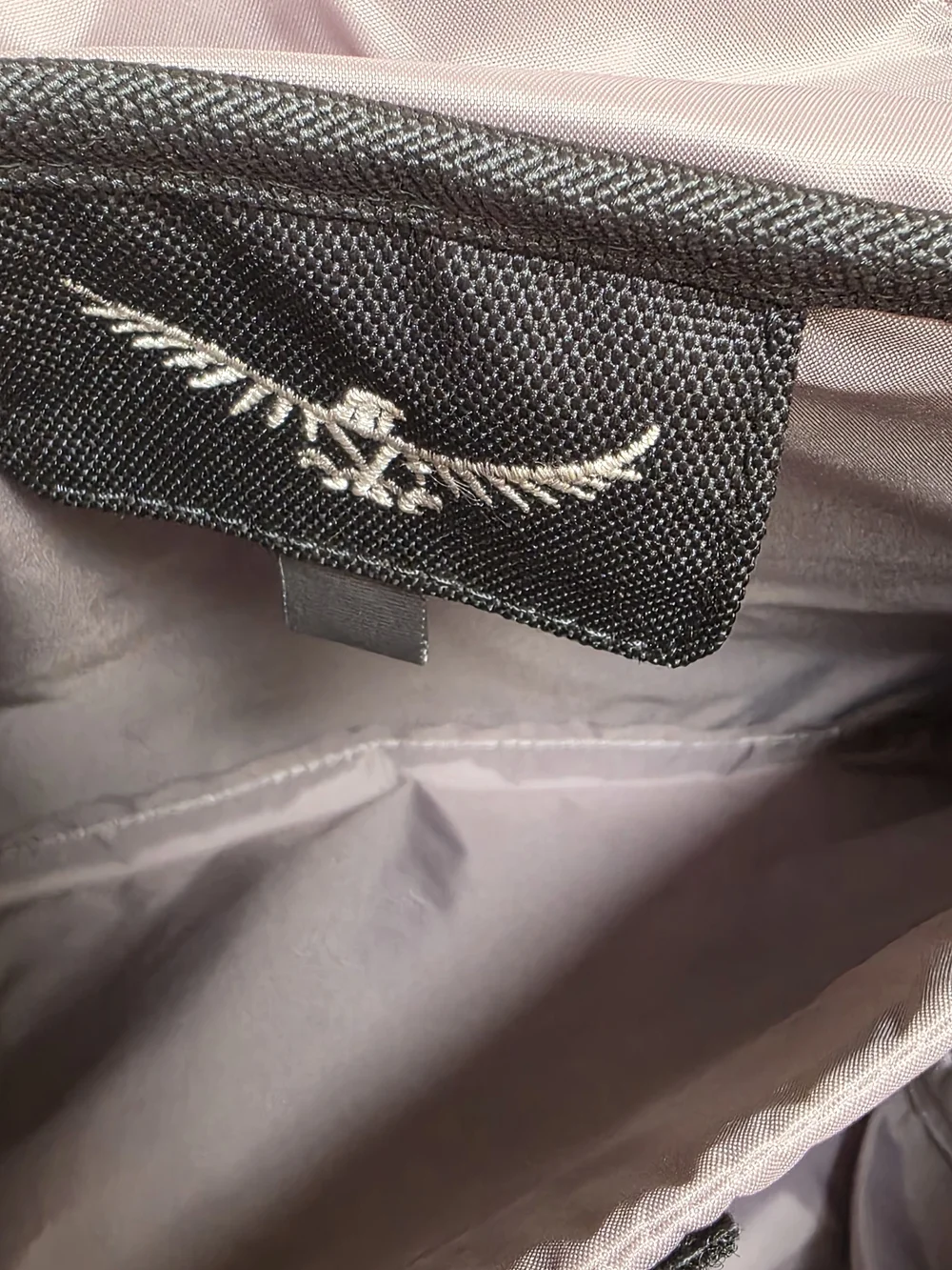 Oprey Backwoods Black Messenger Crossbody Hiking Mini Flap SMU Bag